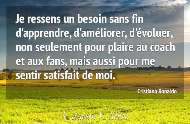 découvrez des citations inspirantes de ronaldo qui motivent et encouragent à surmonter les obstacles. plongez dans la vision d'un champion et laissez-vous inspirer par ses conseils pour atteindre vos propres objectifs.