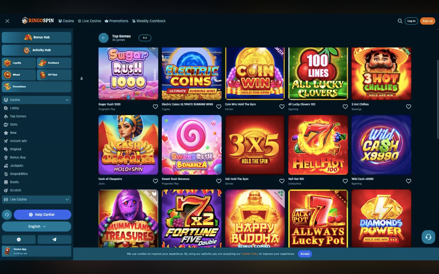 ringospin casino jeu